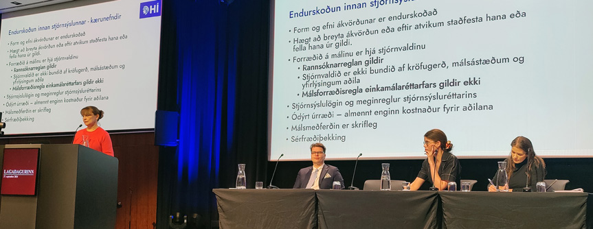 Er kominn tími á stjórnsýsludómstól?