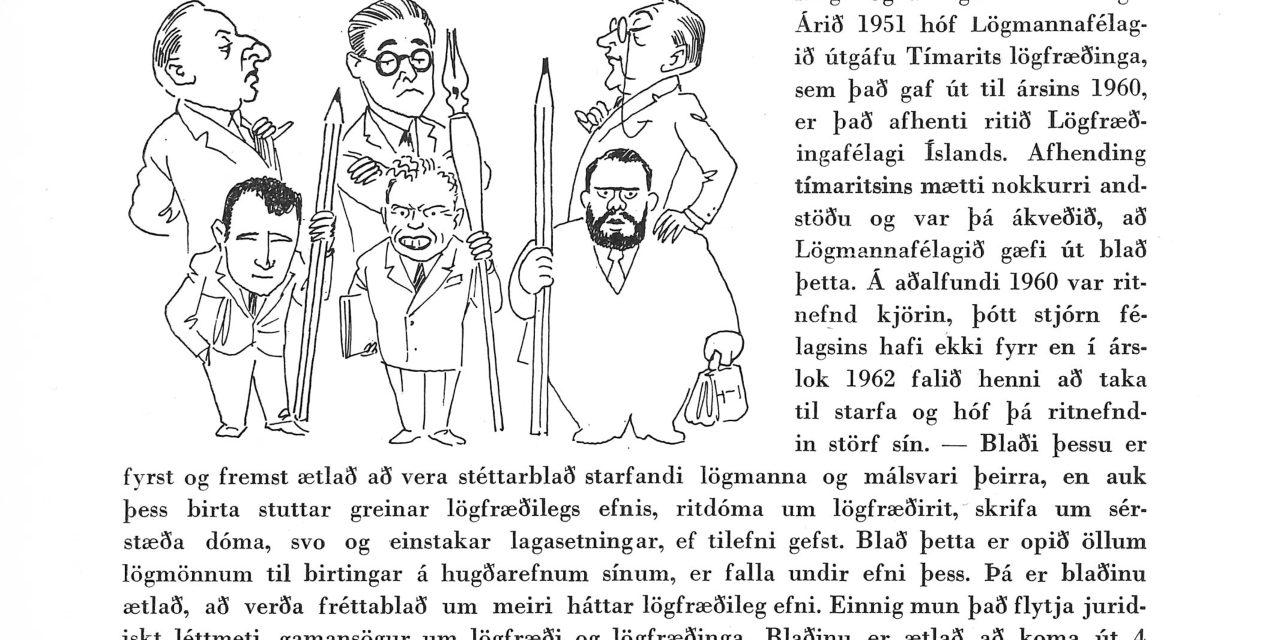 30 ára afmæli Lögmannablaðisins