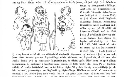 30 ára afmæli Lögmannablaðisins