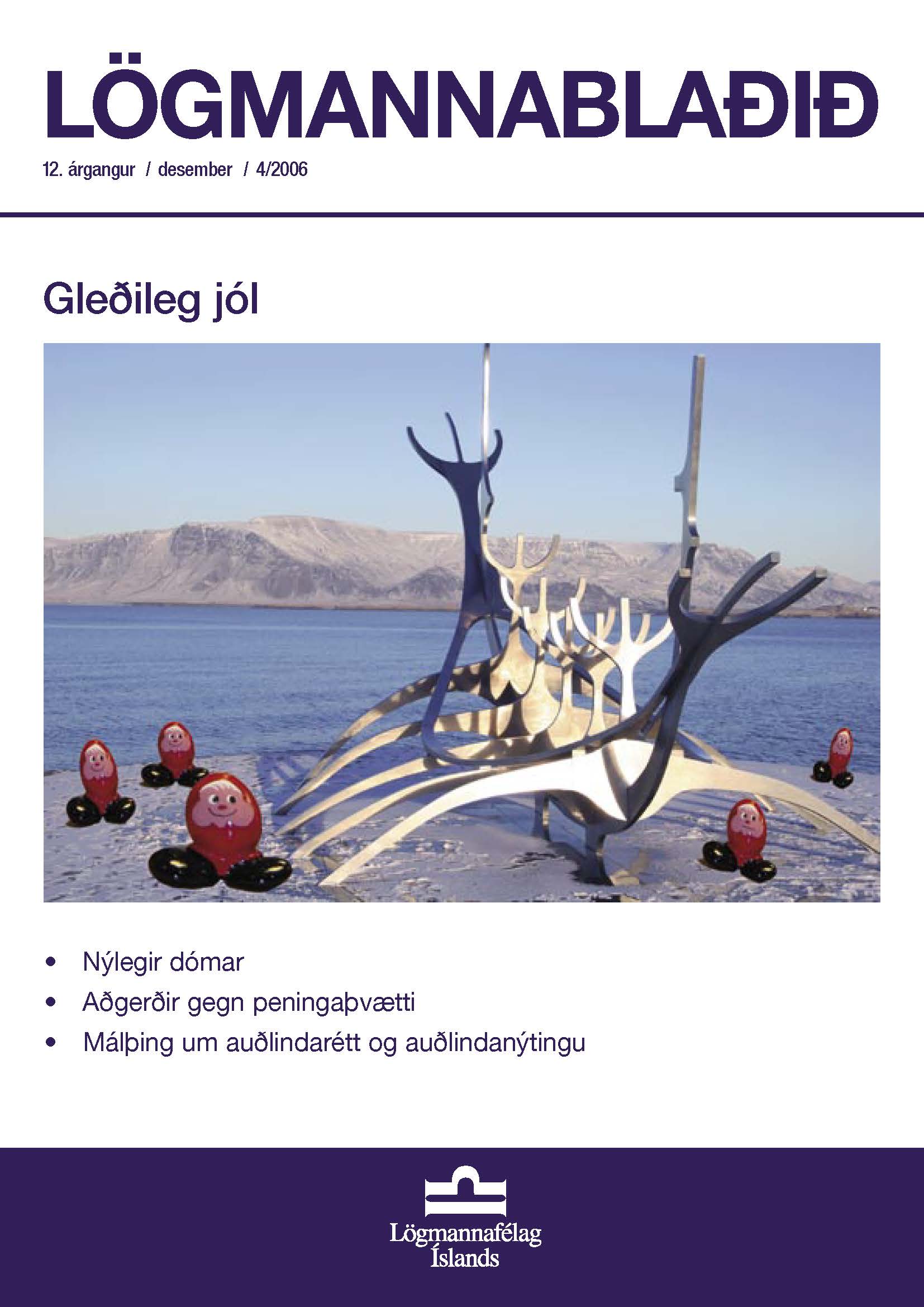 Lögmannablaðið 2006, 4 tölublað, 12 árgangur